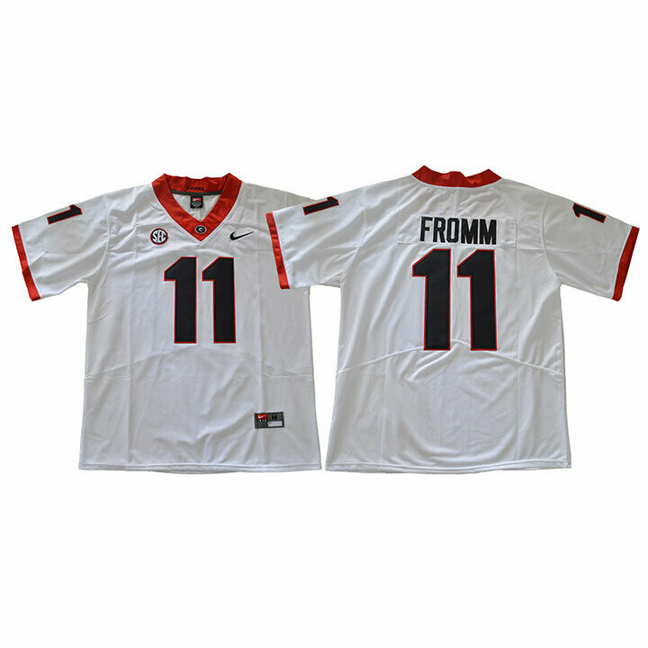 Men Georgia Bulldogs #11 Fromm Legend White NCAA Jerseys->cincinnati bengals->NFL Jersey